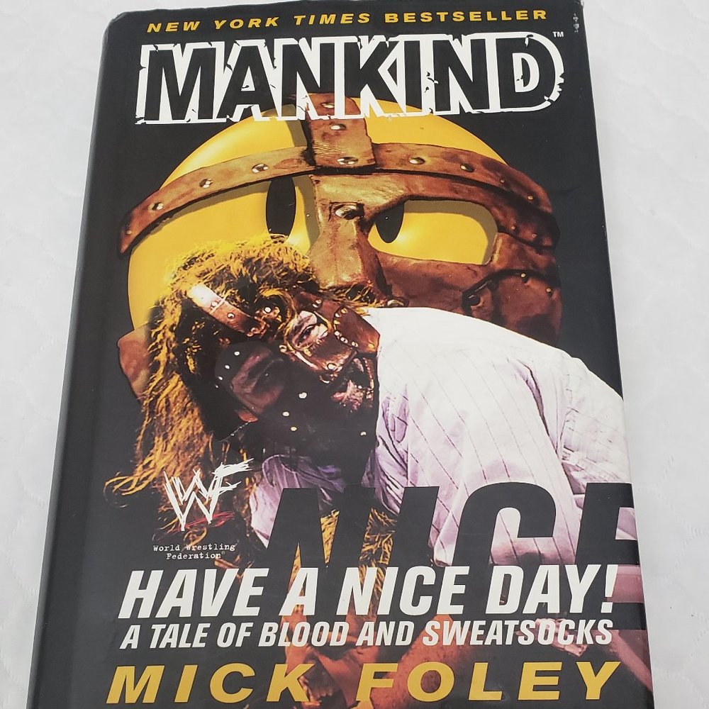 WWE Mankind By Mick Foley Book